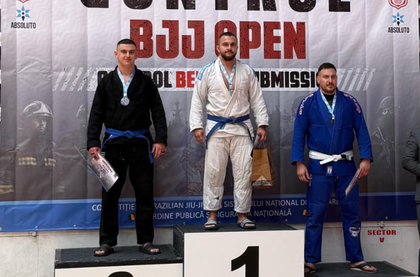  Jandarmi bistrițeni pe podium la „Control BJJ Open România”, ediția I. FOTO
