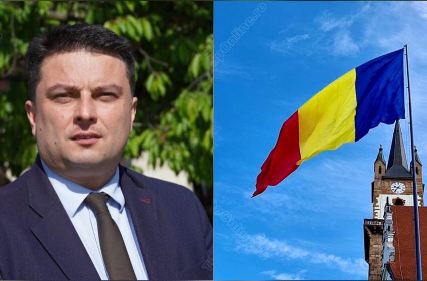  Vicepreședintele CJ Bistrița-Năsăud, Cristian Cârlig: Drapelul României este simbolul identității, unității și demnității naționale