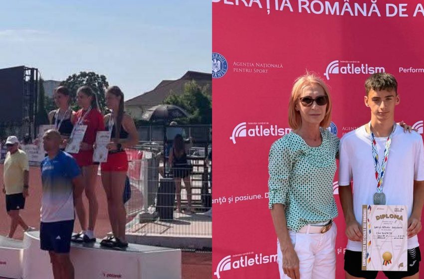  Atletism: Două medalii de argint pentru CSM Bistrița la Campionatul Național U18