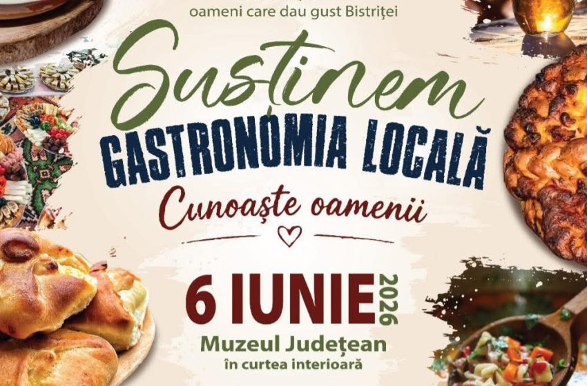  Gusturile autentice ale Bistriței se întâlnesc la Complexul Muzeal Bistrița-Năsăud. Eveniment dedicat gastronomiei locale, pe 6 iunie