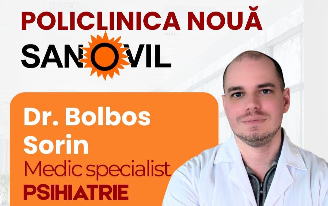  Dr.Bolboș Sorin, Medic Specialist Psihiatrie la Policilinica Nouă Sanovil
