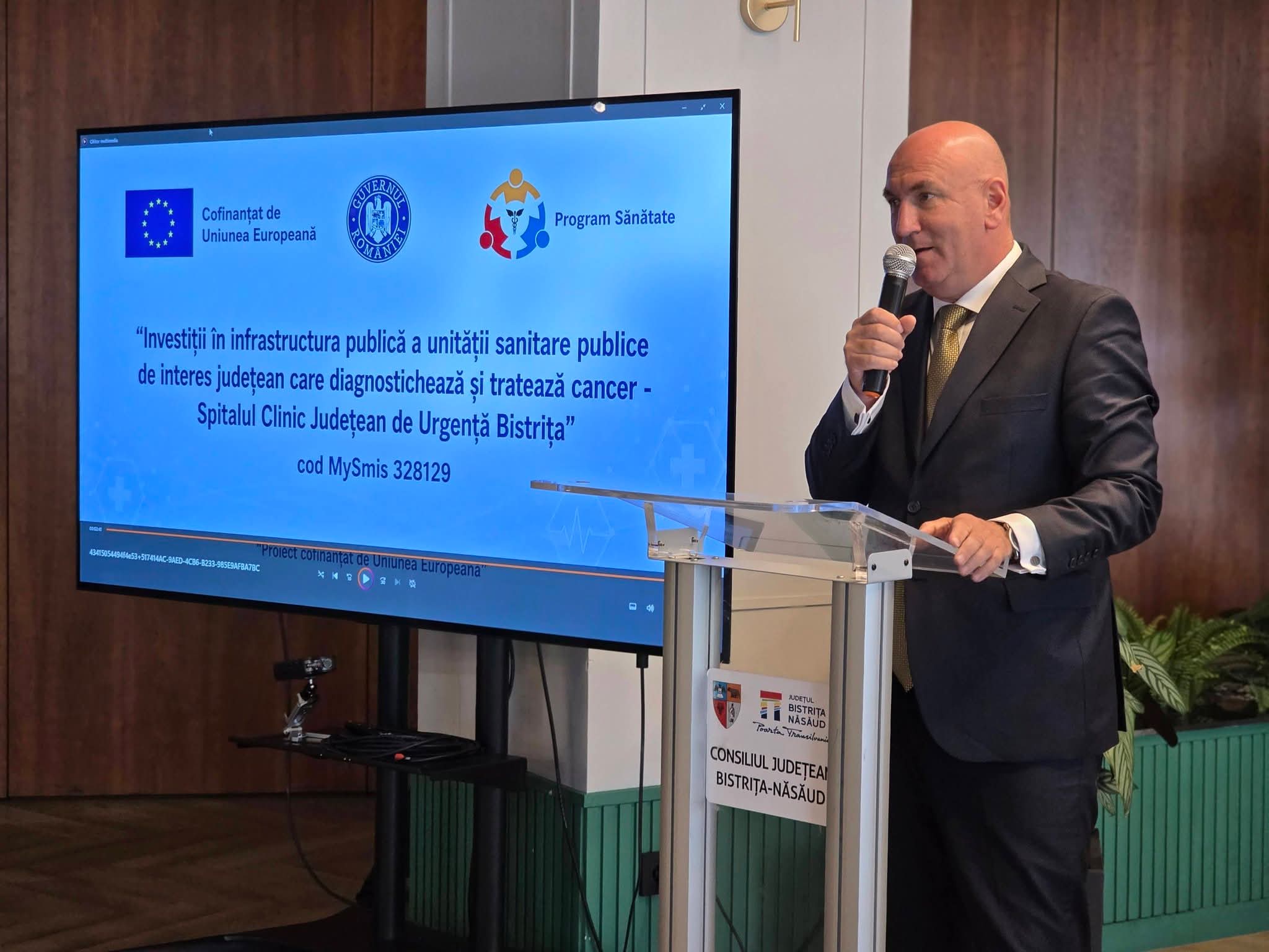  Gabriel Lazany: 22 de milioane de lei pentru lupta împotriva cancerului. Spitalul Clinic Județean de Urgență Bistrița, dotat cu echipamente medicale de ultimă generație