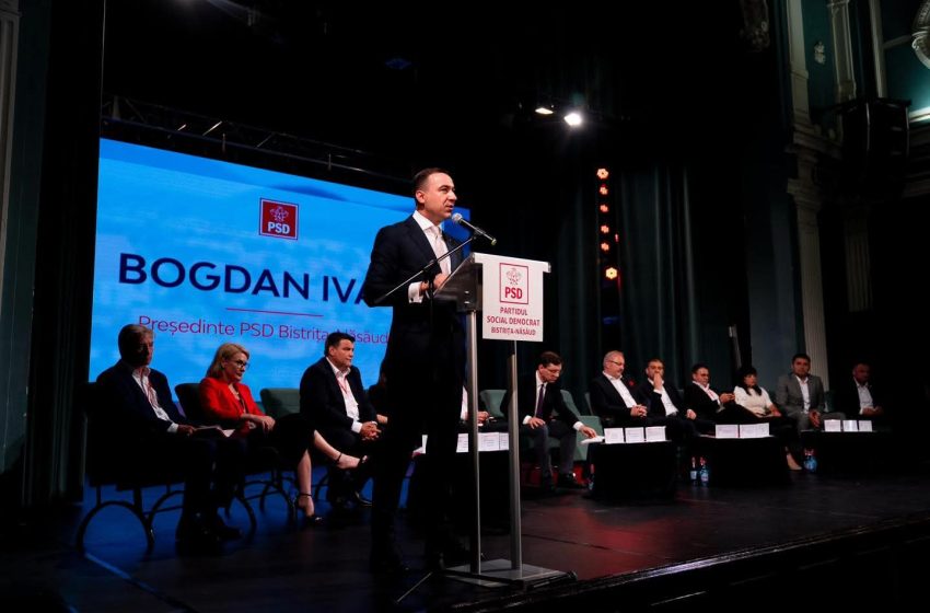  Deputatul Bogdan Ivan este noul președinte ales al PSD Bistrița-Năsăud. FOTO