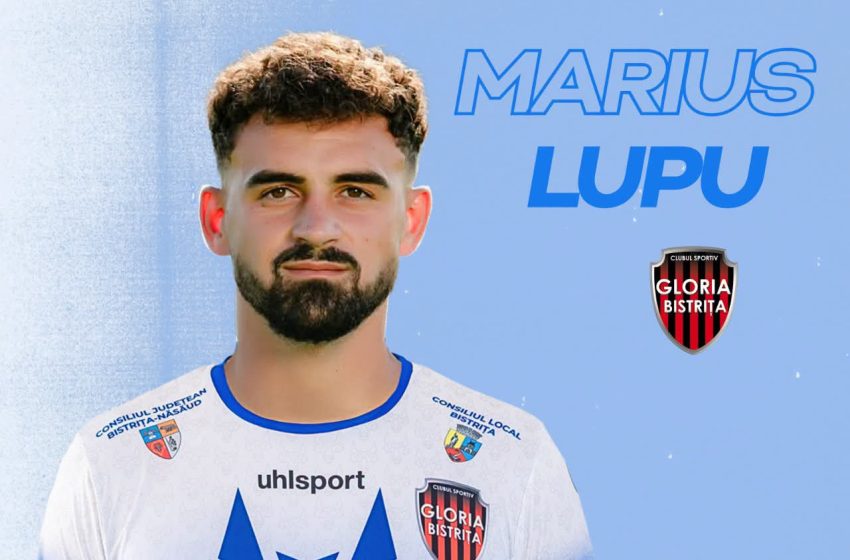  Fotbal: Gloria Bistrița își întărește atacul! Marius Lupu a semnat cu echipa bistrițeană