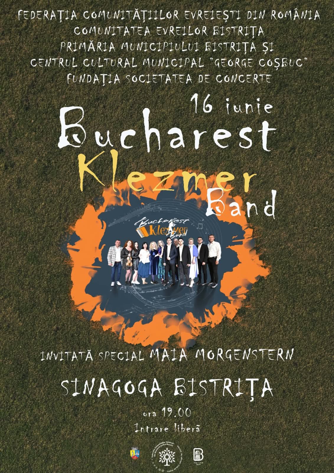  Concert extraordinar cu Bucharest Klezmer Band la Sinagoga Bistrița