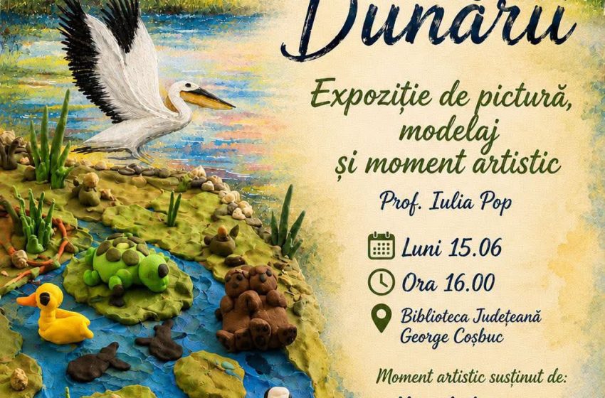  „Delta Dunării”, surprinsă în culori și forme la Biblioteca Județeană „George Coșbuc” din Bistrița