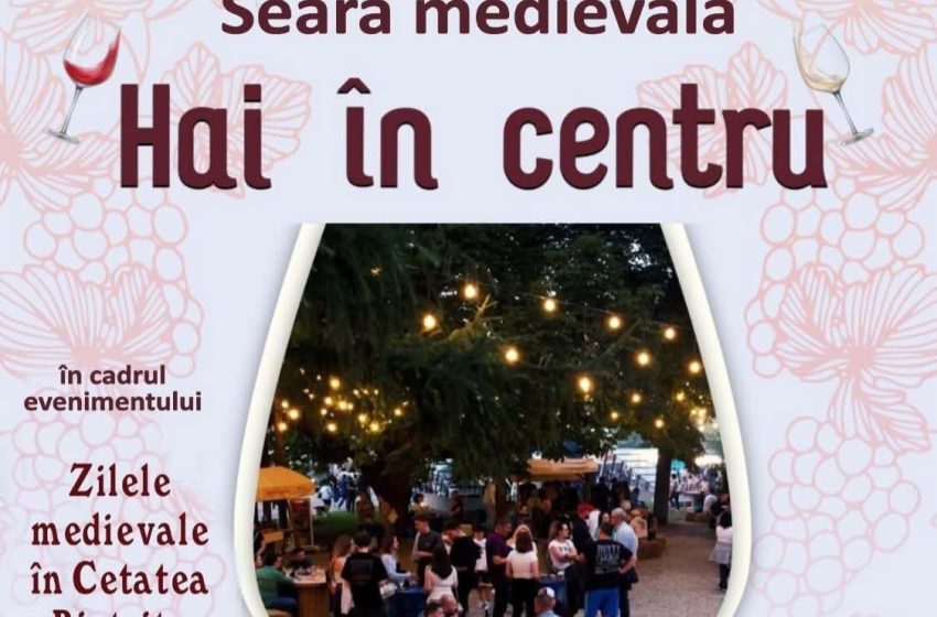  Seară medievală în centrul Bistriței. „Hai în centru” invită la o călătorie în timp