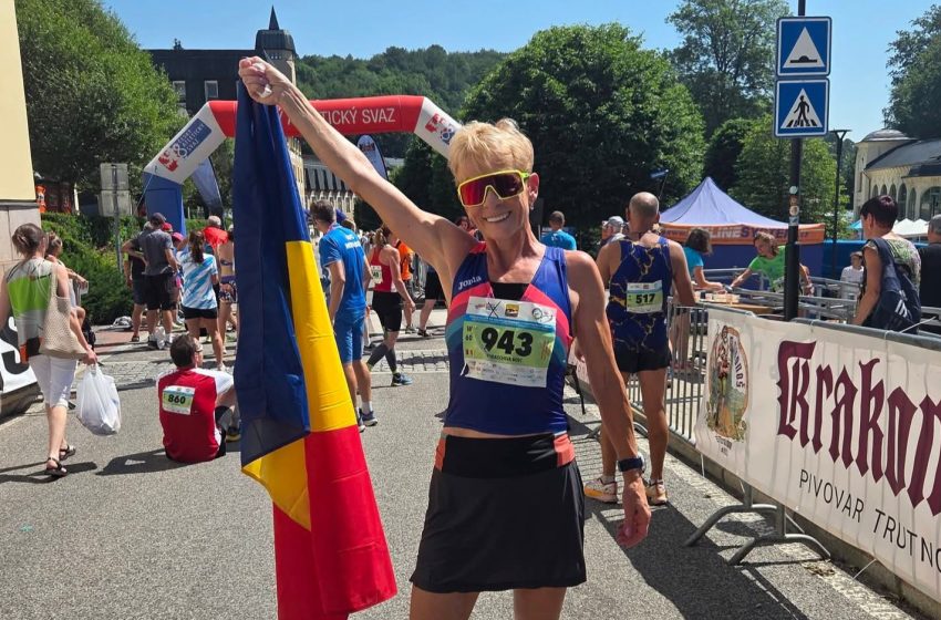  Paraschiva Borș, medalie de bronz la Campionatul Mondial Masters de alergare montană. FOTO