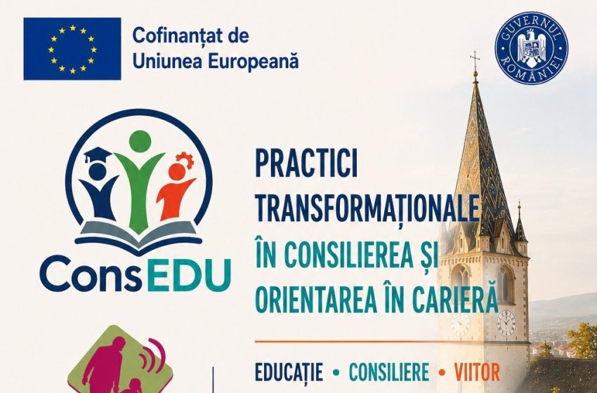  Fiecare copil are un viitor. Îl construim împreună: proiectul național ConsEDU, implementat și în Bistrița-Năsăud