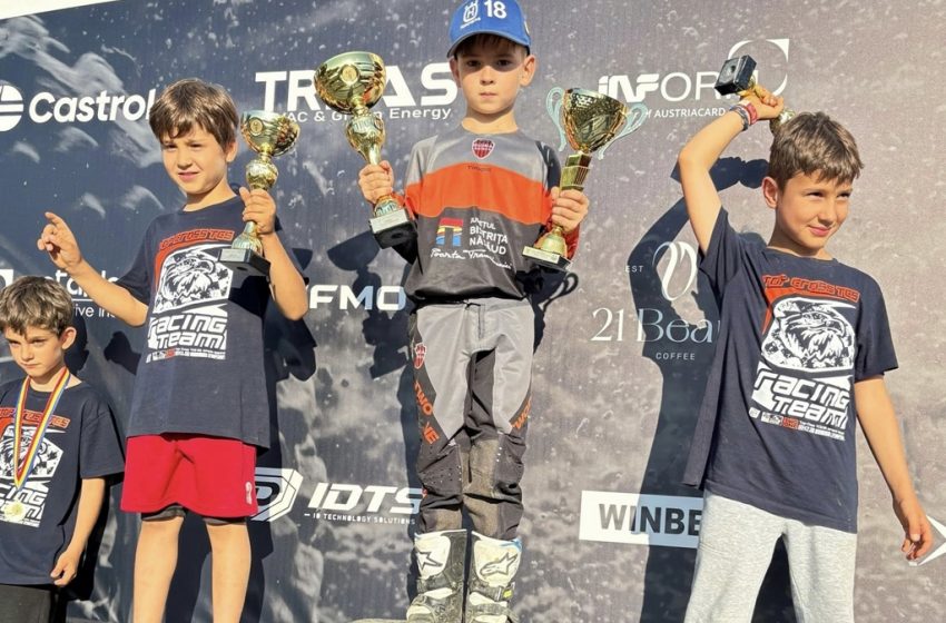  David Ilovan, din nou pe podiumul campionatelor de motocros