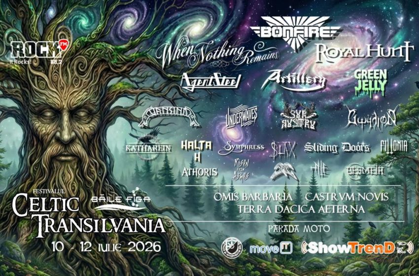 Celtic Transilvania 2026 se apropie! Trei zile de rock internațional, istorie și adrenalină la Băile Figa
