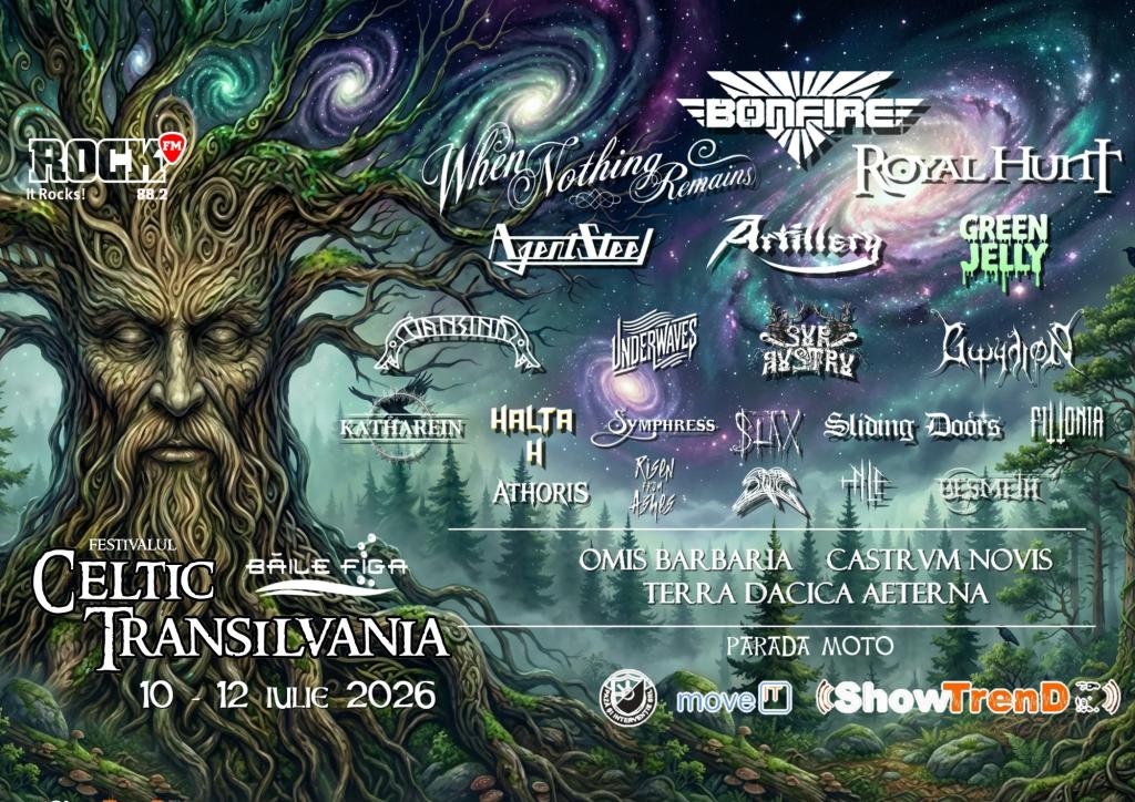  Celtic Transilvania 2026 se apropie! Trei zile de rock internațional, istorie și adrenalină la Băile Figa