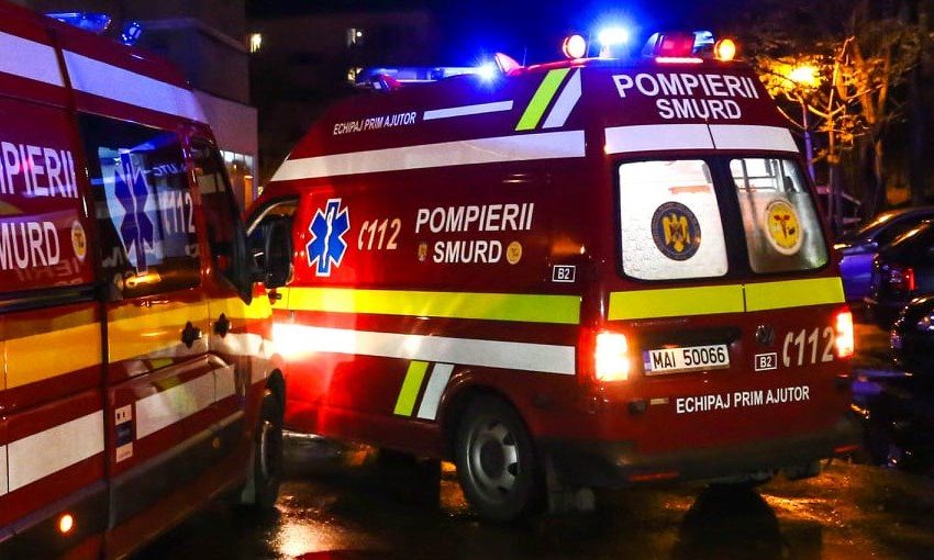  Accident rutier la Bistrița Bârgăului. Trei persoane, între care doi adolescenți, au ajuns la spital