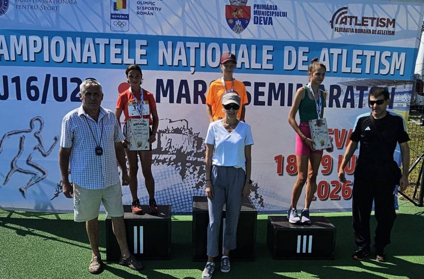  Rezultat excelent pentru atletismul bistrițean: Nicoleta Păcală de la CSM Bistrița, medalie de argint la Naționale
