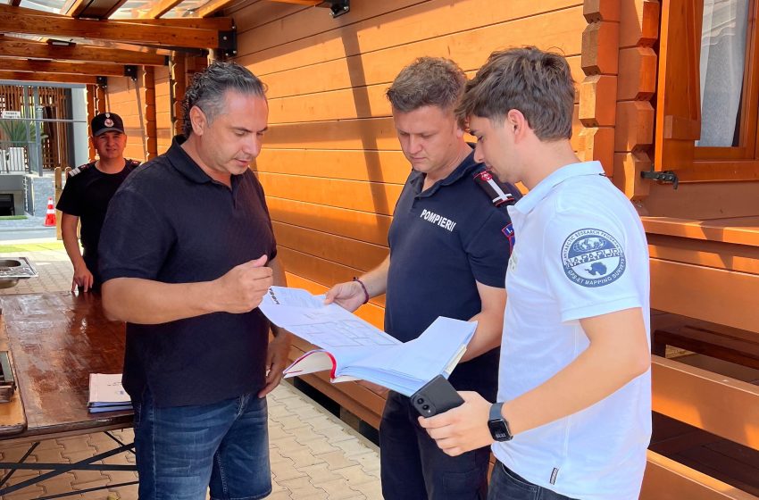  Pensiunile și cabanele din Băile Figa, verificate de pompieri în plin sezon estival. FOTO