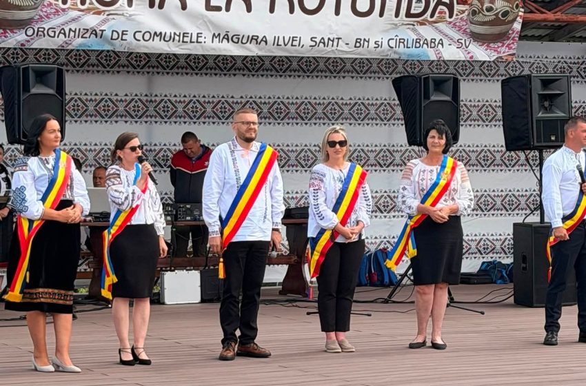  „Hora de la Rotunda” a adus împreună comunități din România și Republica Moldova. Delegația din Ghelăuza, prezentă la Măgura Ilvei. FOTO