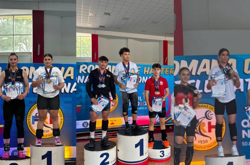  Halterofilii CSM Bistrița au dominat Campionatul Național de Juniori 1 U20! Nouă medalii de aur pentru sportivii de la CSM Bistrița