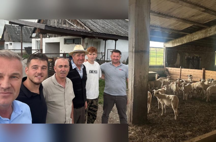  Prefectul Stelian Dolha, în vizită la o fermă din Șieuț: „Doar prin muncă și implicare satul românesc va avea un viitor”