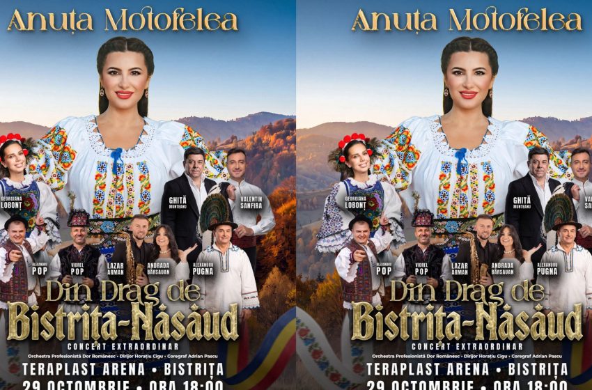  Anuța Motofelea pregătește un spectacol de excepție la Teraplast Arena! Georgiana Lobonț, Valentin Sanfira și alți artiști îndrăgiți urcă pe scenă