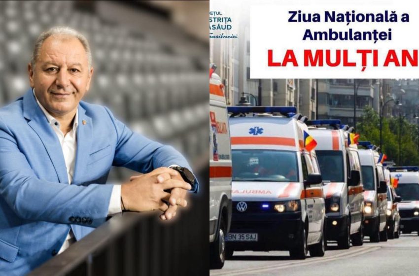 Emil Radu Moldovan: La mulți ani, tuturor celor ce muncesc zi de zi în Serviciul de Ambulanță Județean Bistrița-Năsăud!