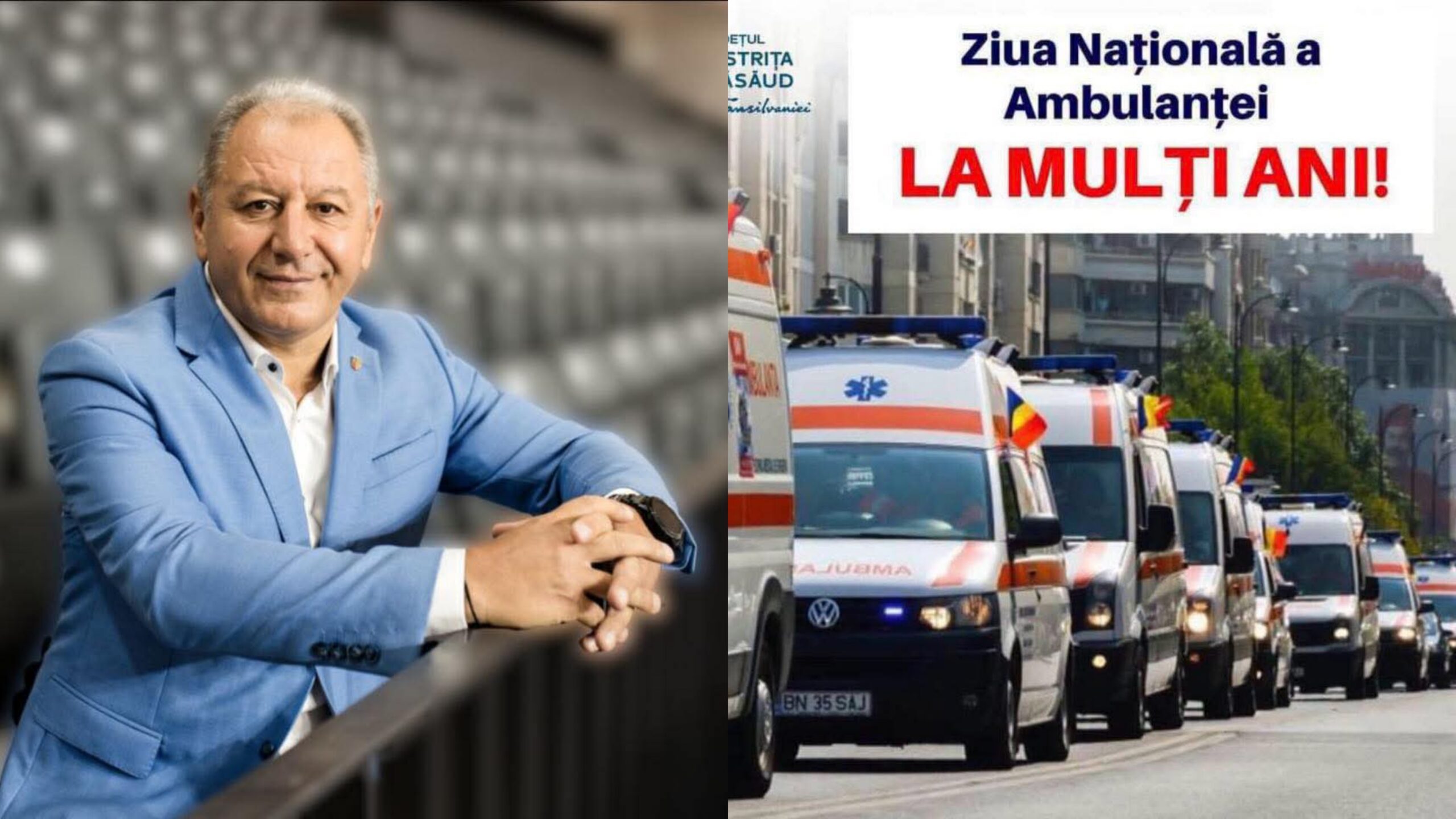  Emil Radu Moldovan: La mulți ani, tuturor celor ce muncesc zi de zi în Serviciul de Ambulanță Județean Bistrița-Năsăud!