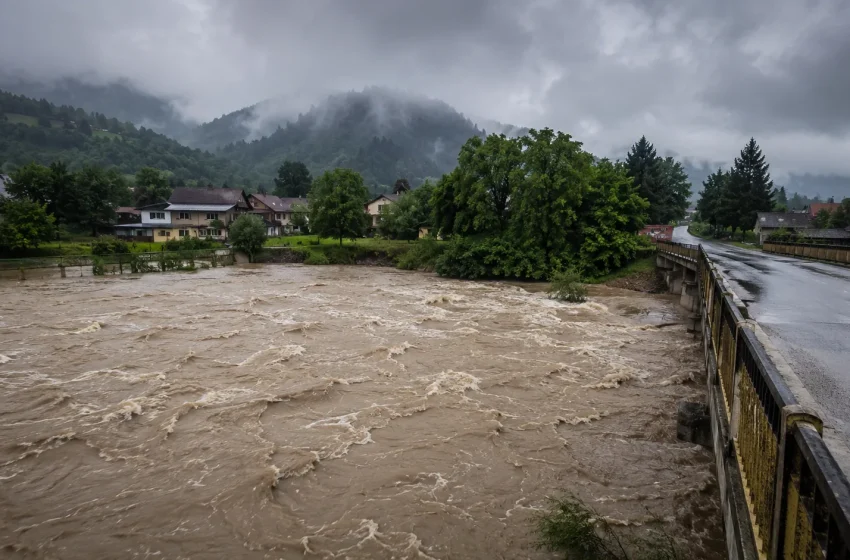  Cod Galben hidrologic în Bistrița-Năsăud. Sunt vizate  râurile din bazinul Someșul Mare