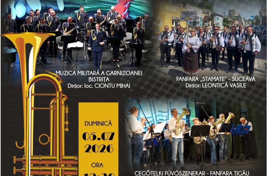  Sunetul tradiției răsună din nou la Rodna! Festivalul Fanfarelor revine cu o nouă ediție