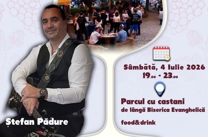  Sâmbătă seara, muzica răsună din nou în centrul Bistriței
