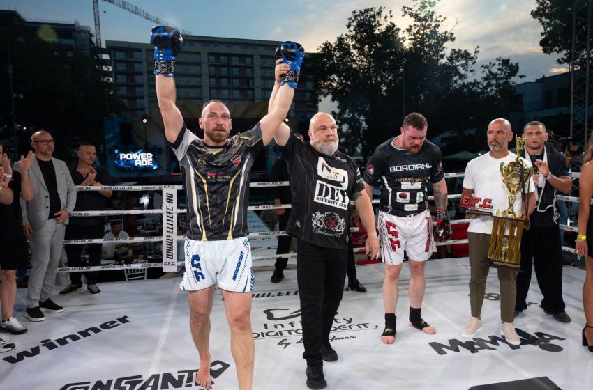  Bistrițeanul Dani Morar a revenit spectaculos în ring după doi ani. Victorie înainte de limită la Elite Fighting Championship de la Mamaia!