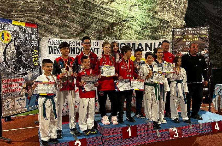  16 medalii pentru Gloria Bistrița la Campionatele Naționale de Taekwondo WT! Patru titluri de campion național pentru sportivii bistrițeni