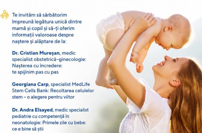  Școala Mamei revine la Sanovil. Înscrieri pentru viitoarele mămici la ediția din 12 august