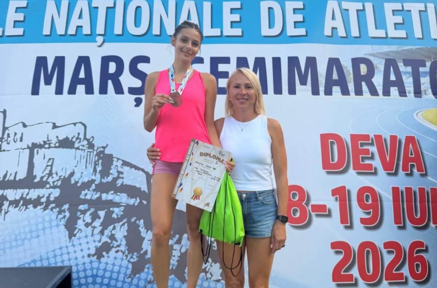  Atletism: Diana Dan de la CSM Bistrița, medalie de bronz la Campionatul Național U23 de la Deva