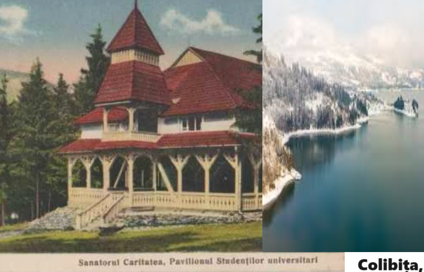  COLIBIȚA, stațiunea pentru afecțiuni pulmonare din perioada interbelică: 1933-1940. În sanatoriul CARITATEA se tratau boli precum edemul pulmonar sau astmul dar și afecțiuni ale sistemului nervos