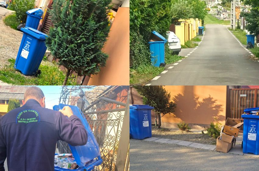  Miercuri, 5 august, se colectează Pubela Albastră, în municipiul Bistrița și localitățile componente