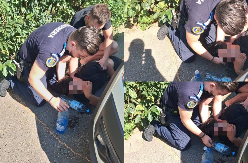  Jandarmii bistrițeni au intervenit rapid pentru acordarea primului ajutor unui bărbat găsit inconștient pe un trotuar din municipiul Bistrița.