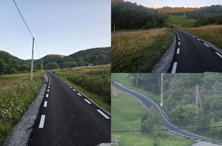  Drumurile agricole din Prundu Bârgăului sunt aproape finalizate. FOTO