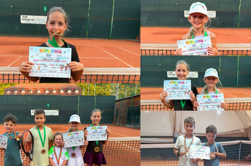  Tenis: Lea Covrig a câștigat turneul Tenis10 de la Bistrița. Noah Deak a urcat pe podium