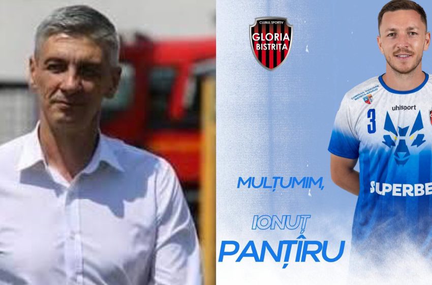  Eugen Cosma: „Am ales tinerețea!”. Ionuț Panțîru pleacă de la Gloria Bistrița după doar două meciuri