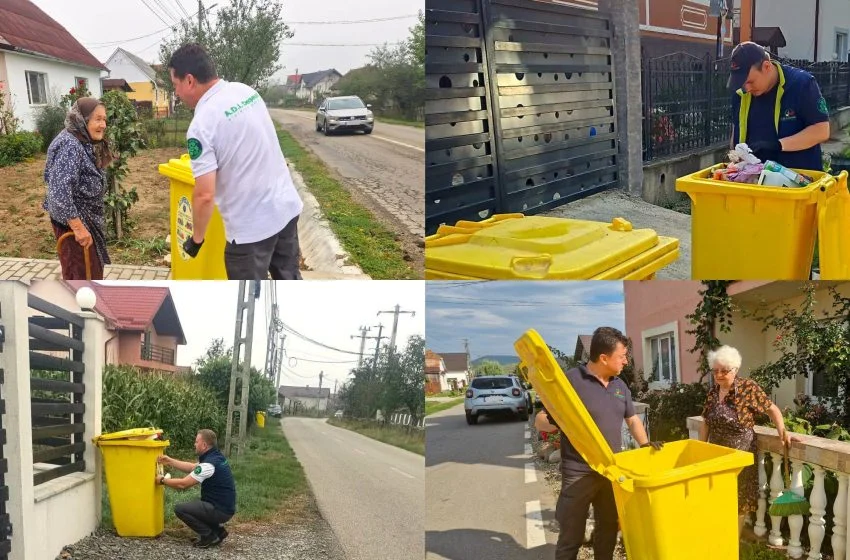  Miercuri, 26 august, se colectează Pubela Galbenă în toate localitățile componente ale municipiului Bistrița