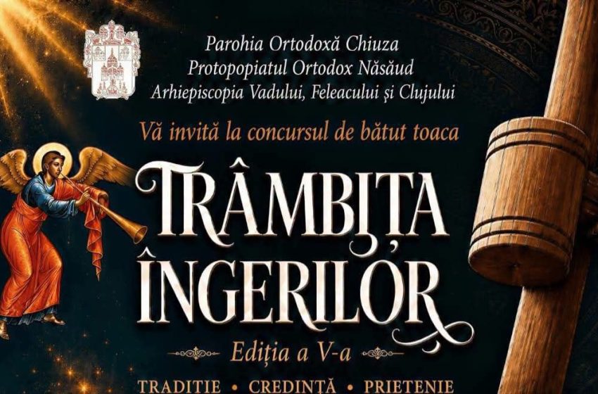  „Trâmbița Îngerilor” revine la Chiuza. Concurs de bătut toaca și festival dedicat copiilor și tinerilor