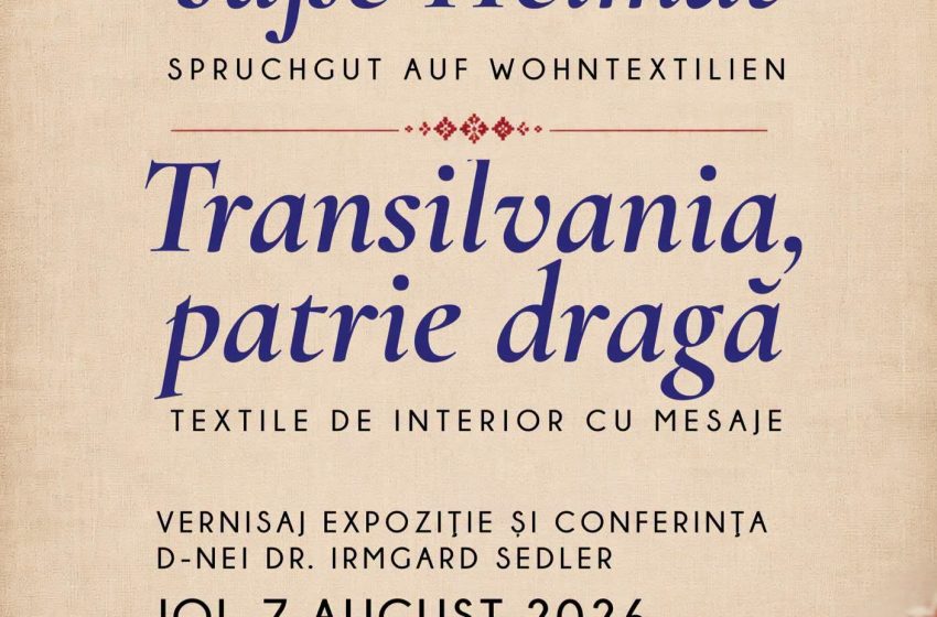  Expoziție dedicată patrimoniului sașilor transilvăneni, la Muzeul Bistrița