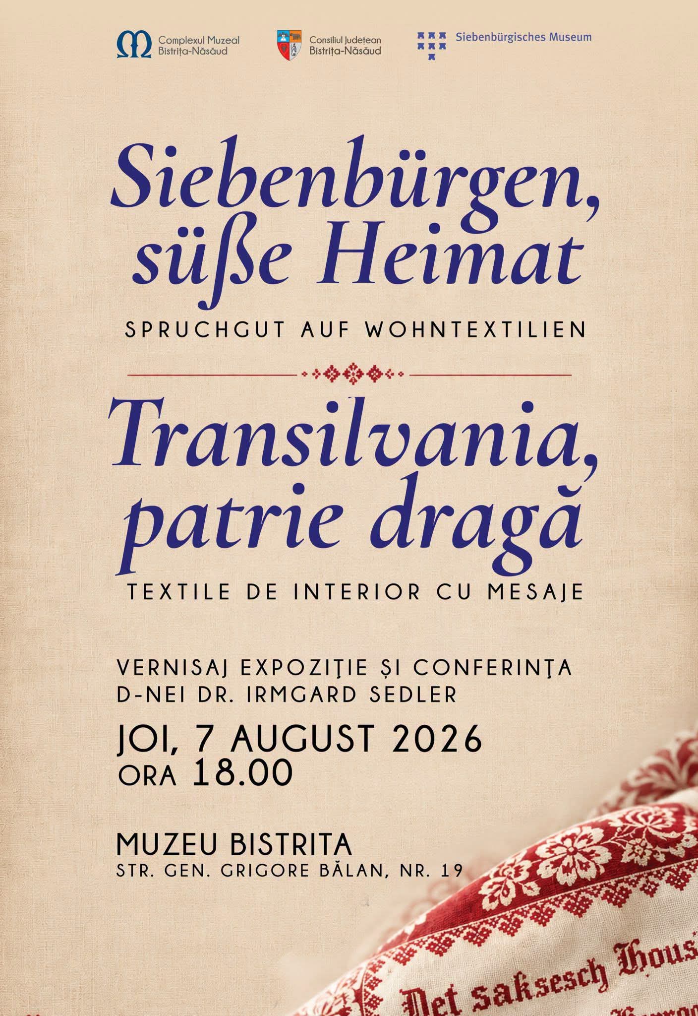  Expoziție dedicată patrimoniului sașilor transilvăneni, la Muzeul Bistrița