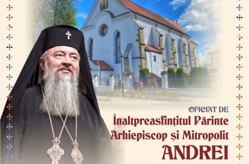  Mitropolitul Andrei va oficia Paraclisul Maicii Domnului la Catedrala Coroana din Bistrița