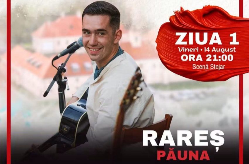  Rareș Păuna deschide prima seară de concerte la ARTCast Teleki Festival