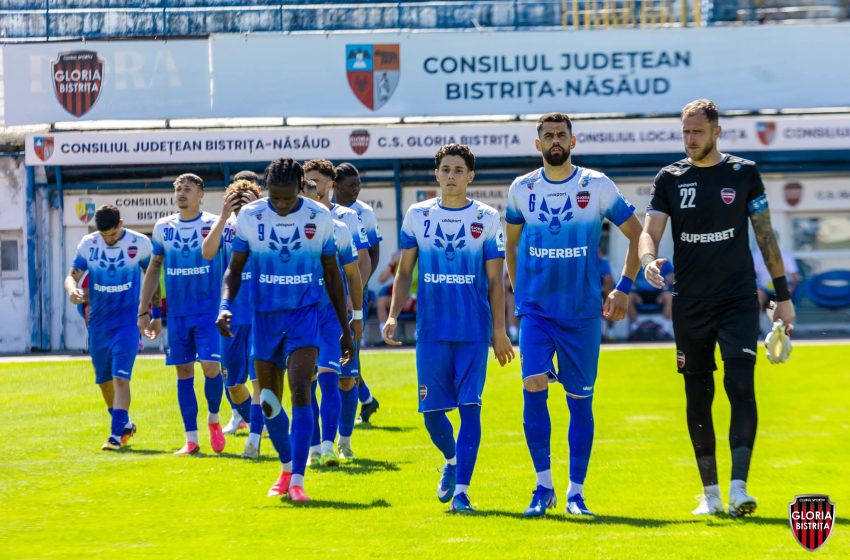  Gloria Bistrița joacă vineri în direct la TV, meciul din deplasare cu Unirea Slobozia, în etapa a 2-a din Liga 2!