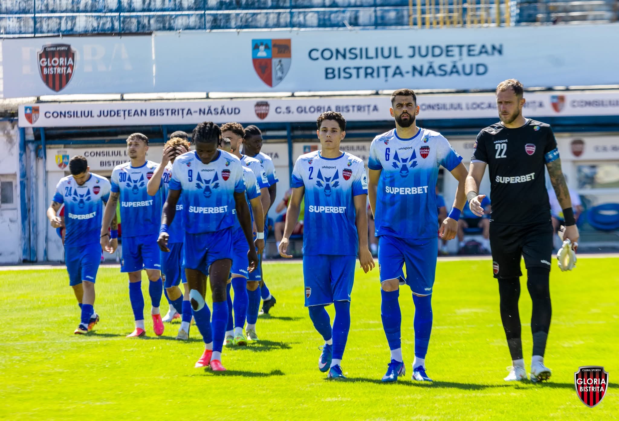  Gloria Bistrița joacă vineri în direct la TV, meciul din deplasare cu Unirea Slobozia, în etapa a 2-a din Liga 2!