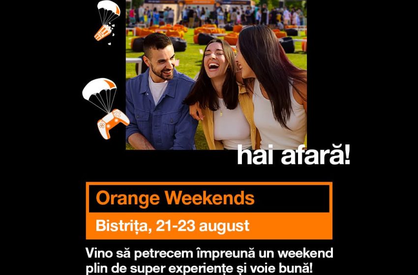  Orange Weekends ajunge la Bistrița: trei zile de gaming, kendama și filme în aer liber
