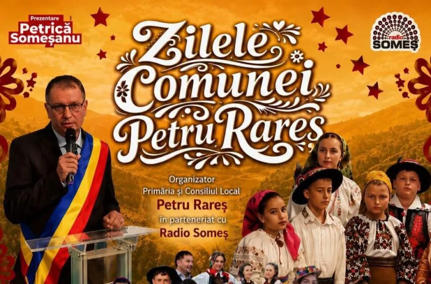  Zile de sărbătoare la Petru Rareș! Două zile de muzică, tradiție și voie bună la Reteag