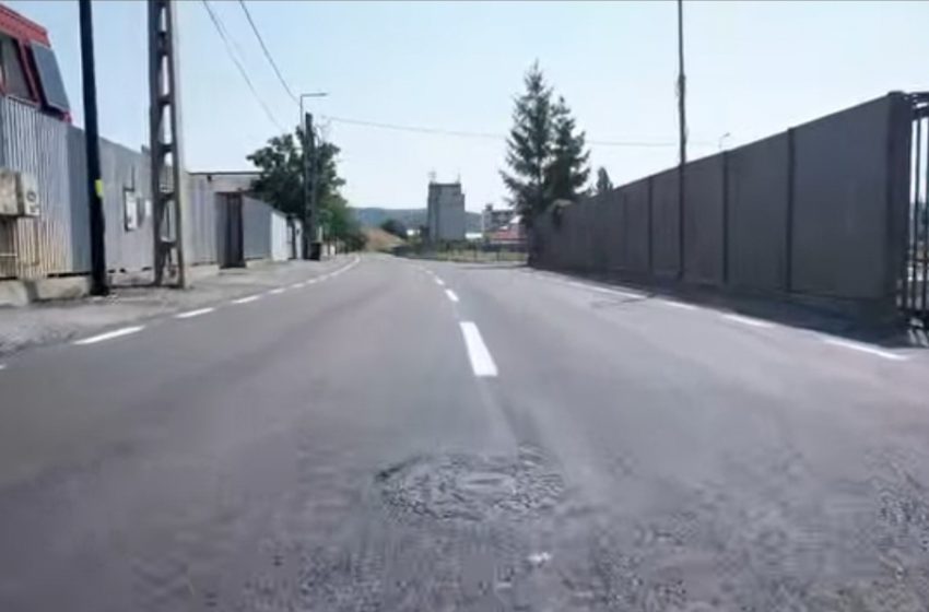  Strada Ioan Căianu, cea de-a 31-a stradă asfaltată în programul Primăriei Bistrița. VIDEO