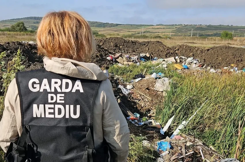  Amenzi de peste 617.000 de lei, aplicate de Garda de Mediu Bistrița-Năsăud în luna iulie